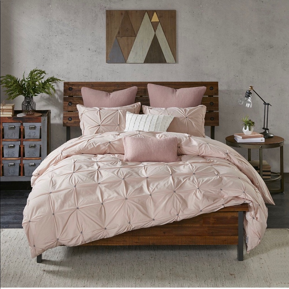 INK+IVY Duvet Cover in Blush